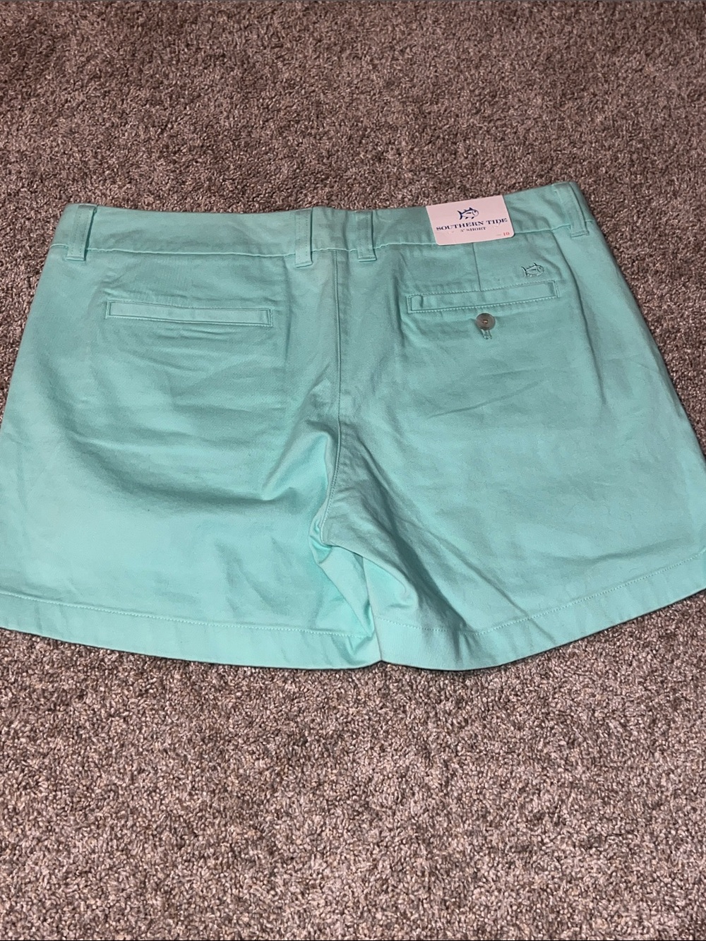 Southern Tide Classic Women's Mint Green Shorts - Picture 2 of 6